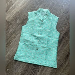 Turquoise Men’s Vest/Jacket